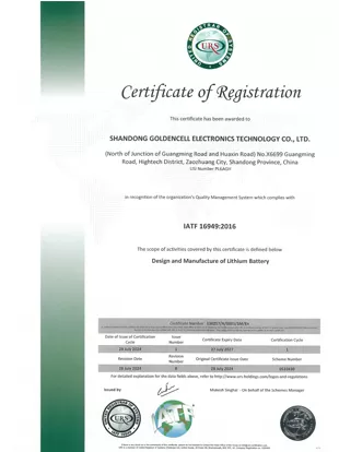 certificate of registration
