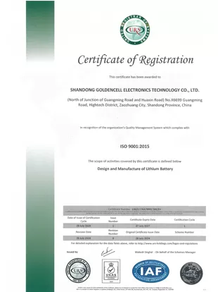 certificate of registration